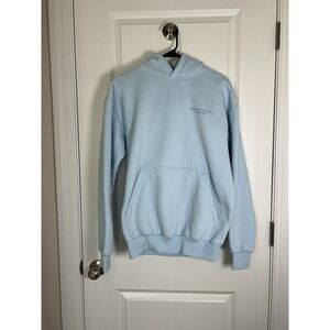 Comfrt Pastel Edit Hoodie Sweatshirt Women's Baby Blue Pullover Size XS